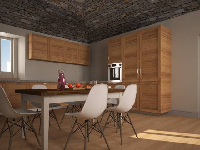 interno q   cucina legno