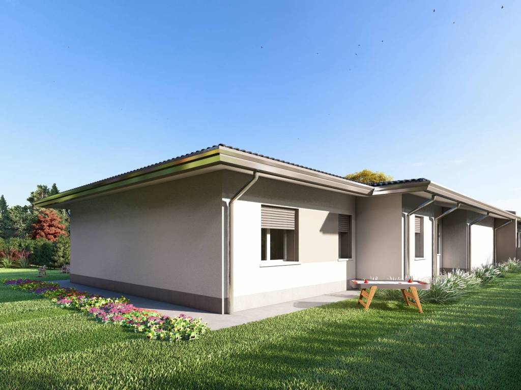Villa bifamiliare, nuova, 171 m², centro, cordenons