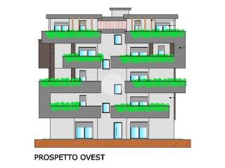 prospetto ovest