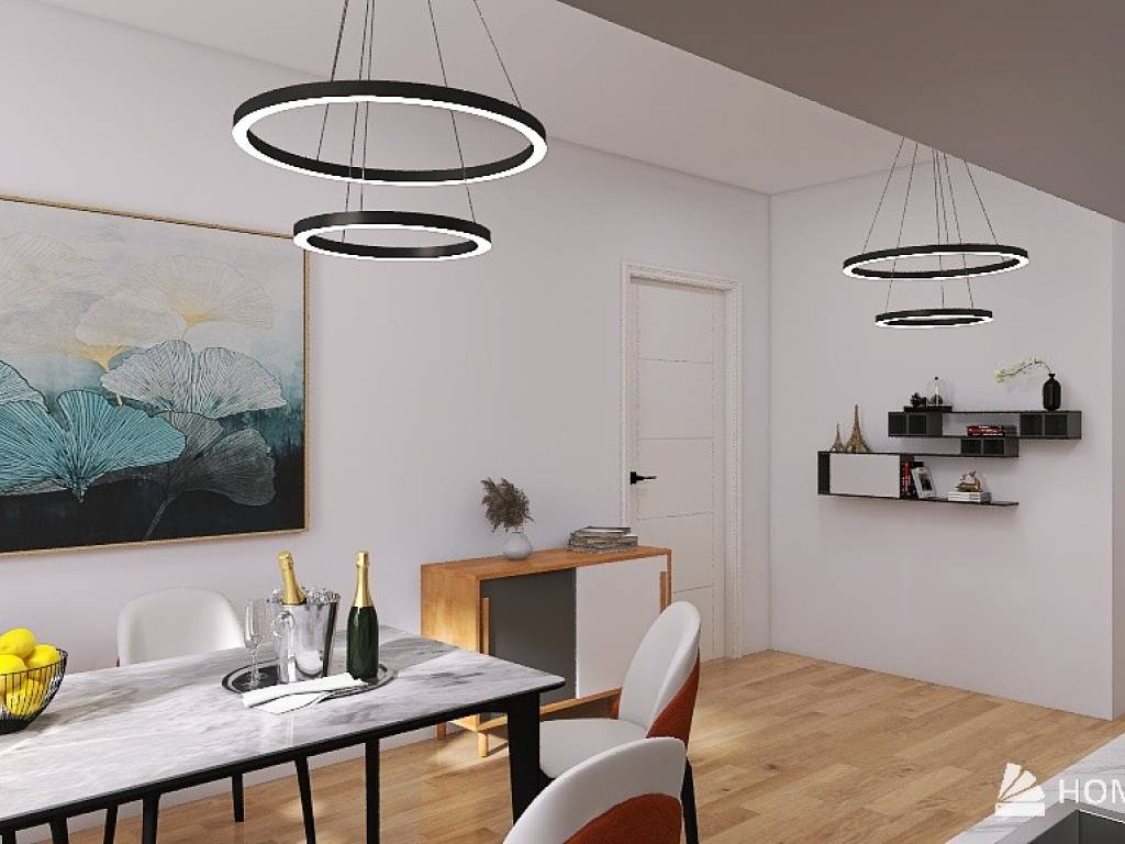 Render sala da pranzo cucina