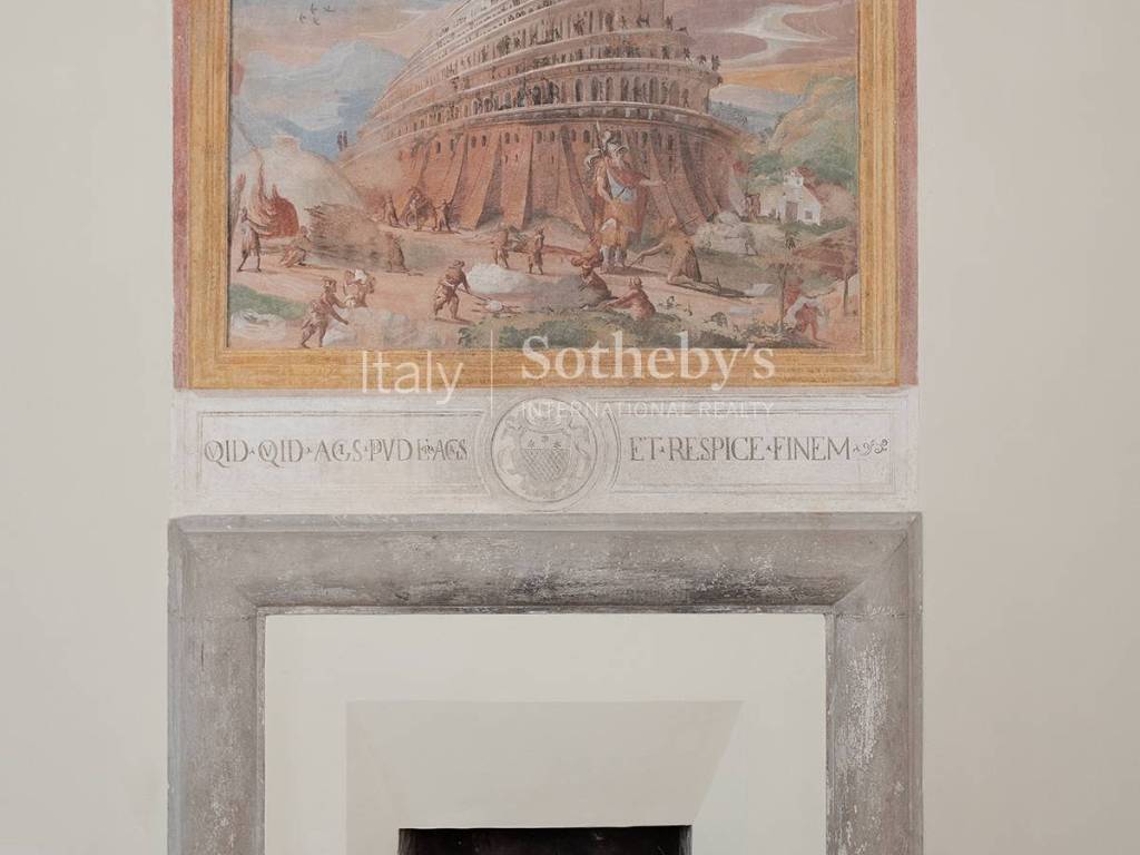 fireplace detail