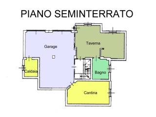 Planimetria piano seminterrato