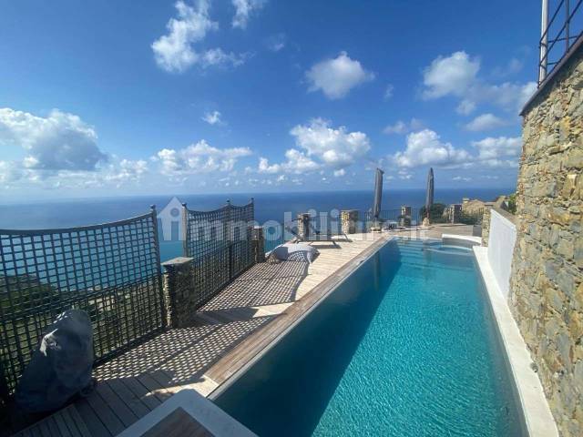  villetta in vendita bogliasco con piscina vista m