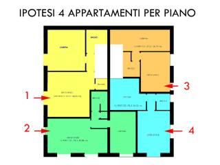 ipotesi 4 appartamenti per piano