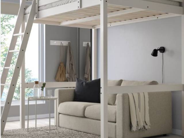 idea letto matrimoniale soppalco