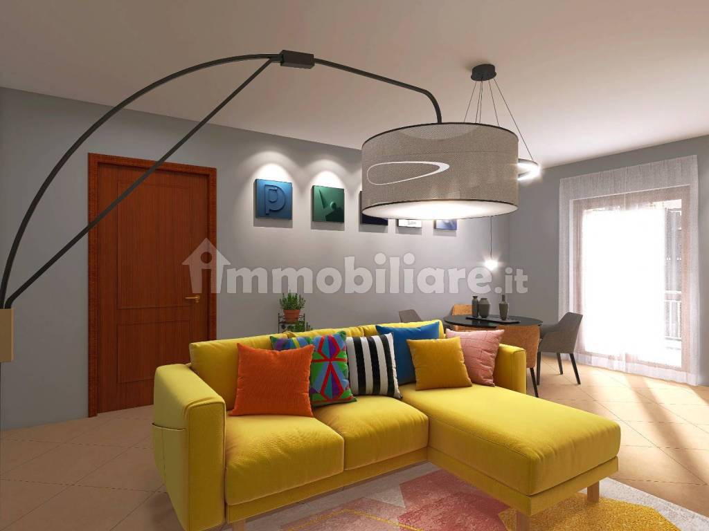 render zona giorno