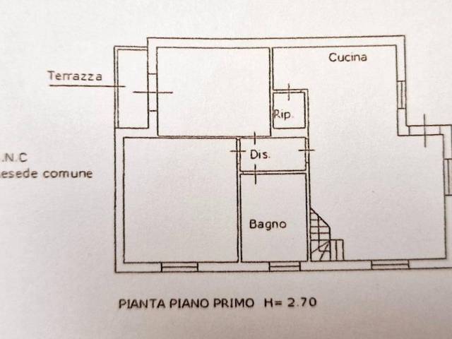 pianta piano primo