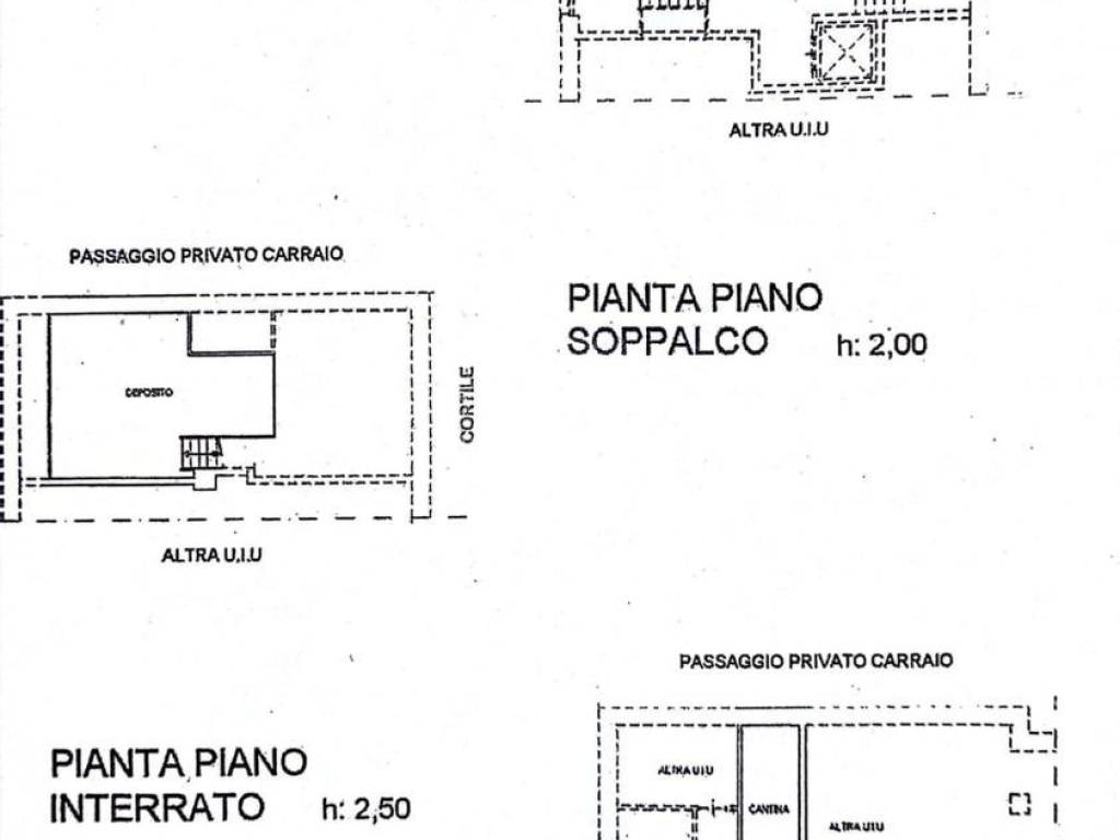 Planimetria - Via Giuseppe Moris 2