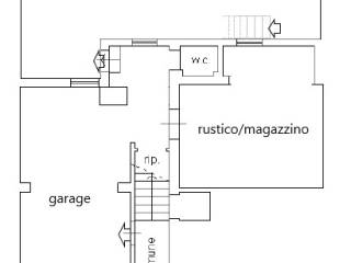 planimetria garage/rustico/giardino