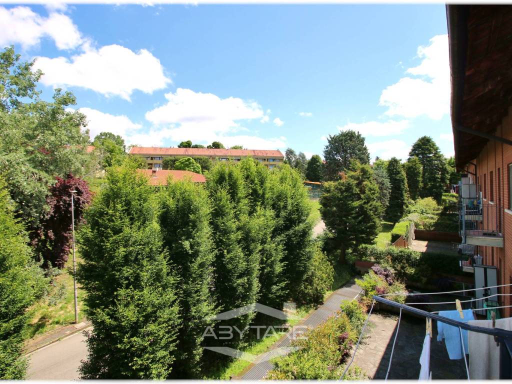 Vista balcone bagno