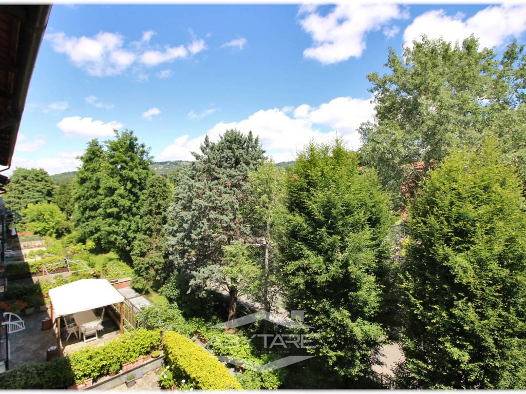 Vista balcone bagno