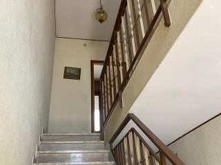 scala da terra a primo piano