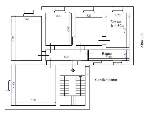 planimetria con le misure battisti 241