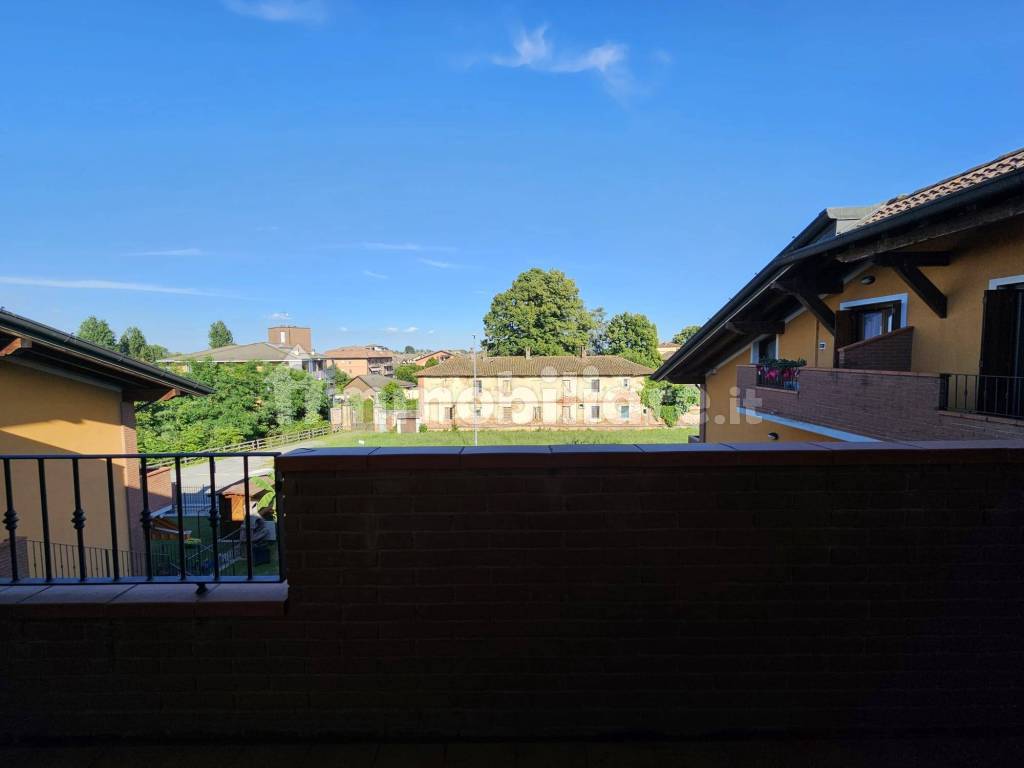 vista dal balcone