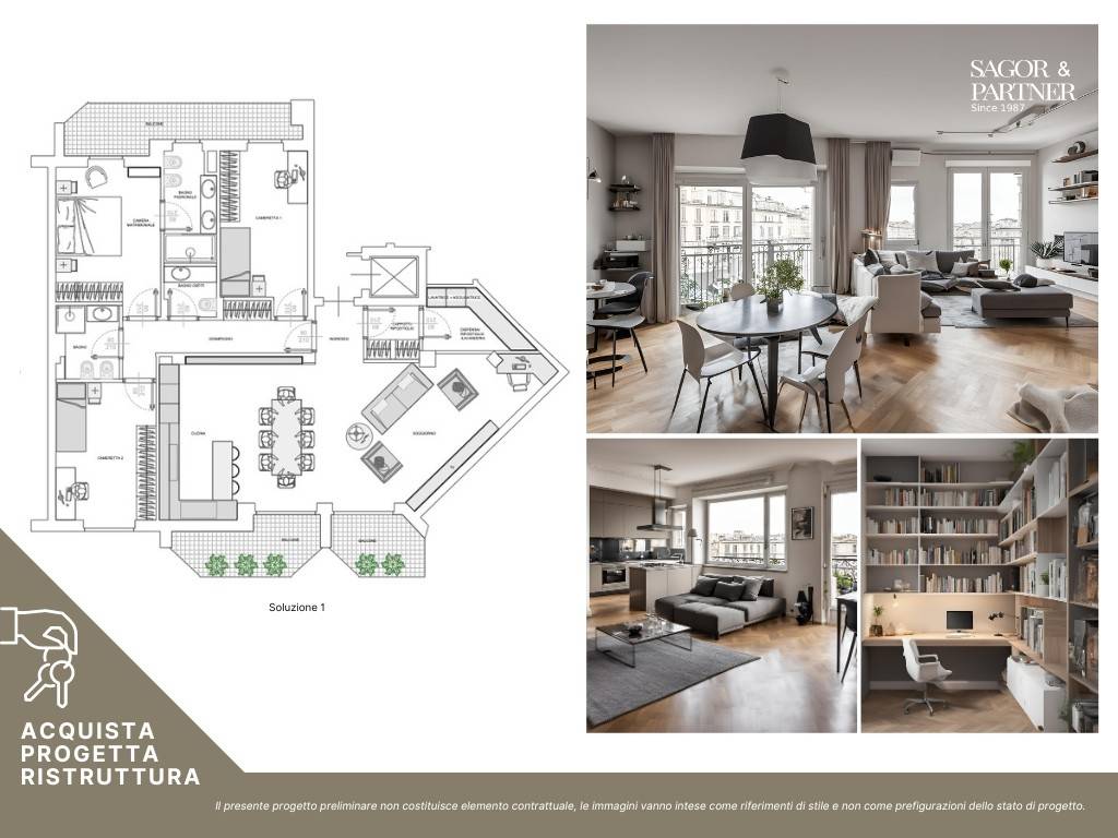 Vendita Appartamento Milano. Quadrilocale in via Crimea 21. Da ...