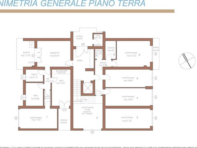 planimetria  generale piano terra