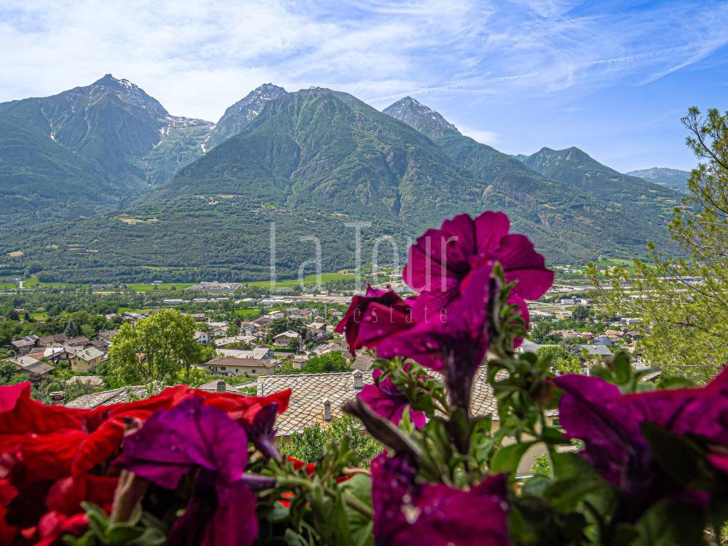 vista sui monti a sud