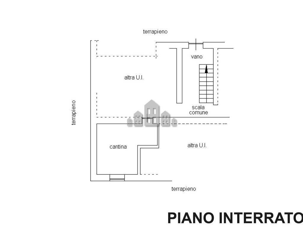 Planimetria piano interrato