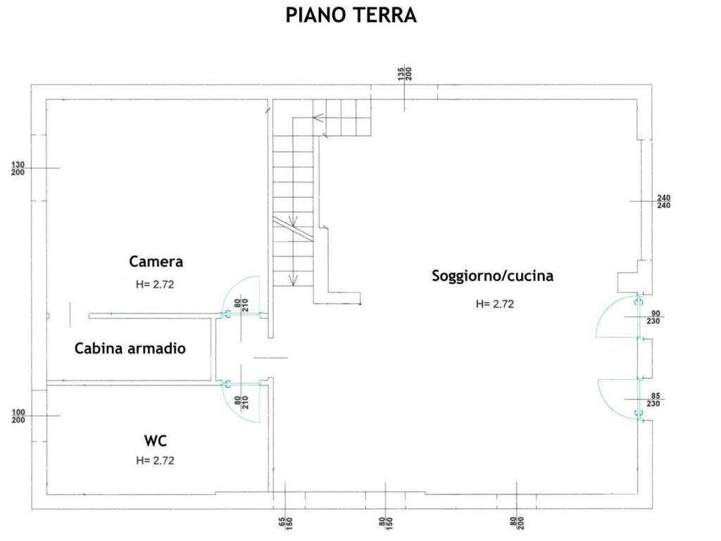 Planimetria piano terra