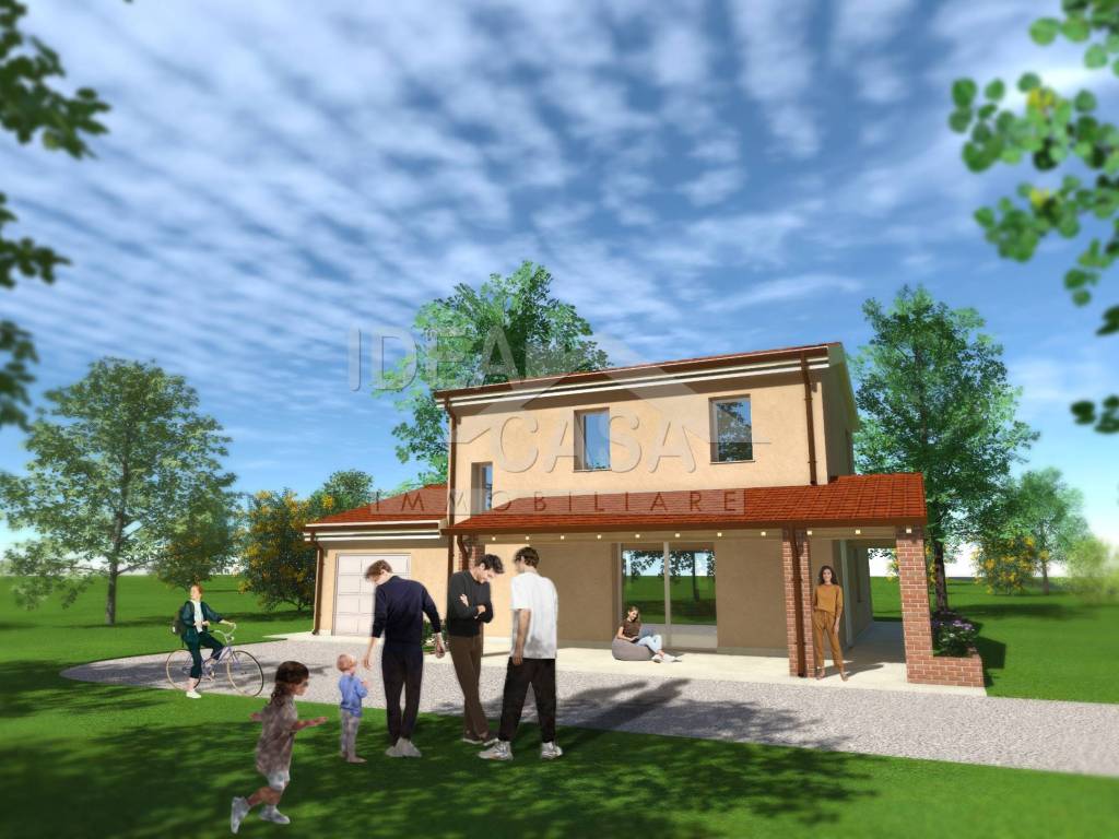 Villa unifamiliare, nuova, 210 m², centro, san giacomo delle segnate