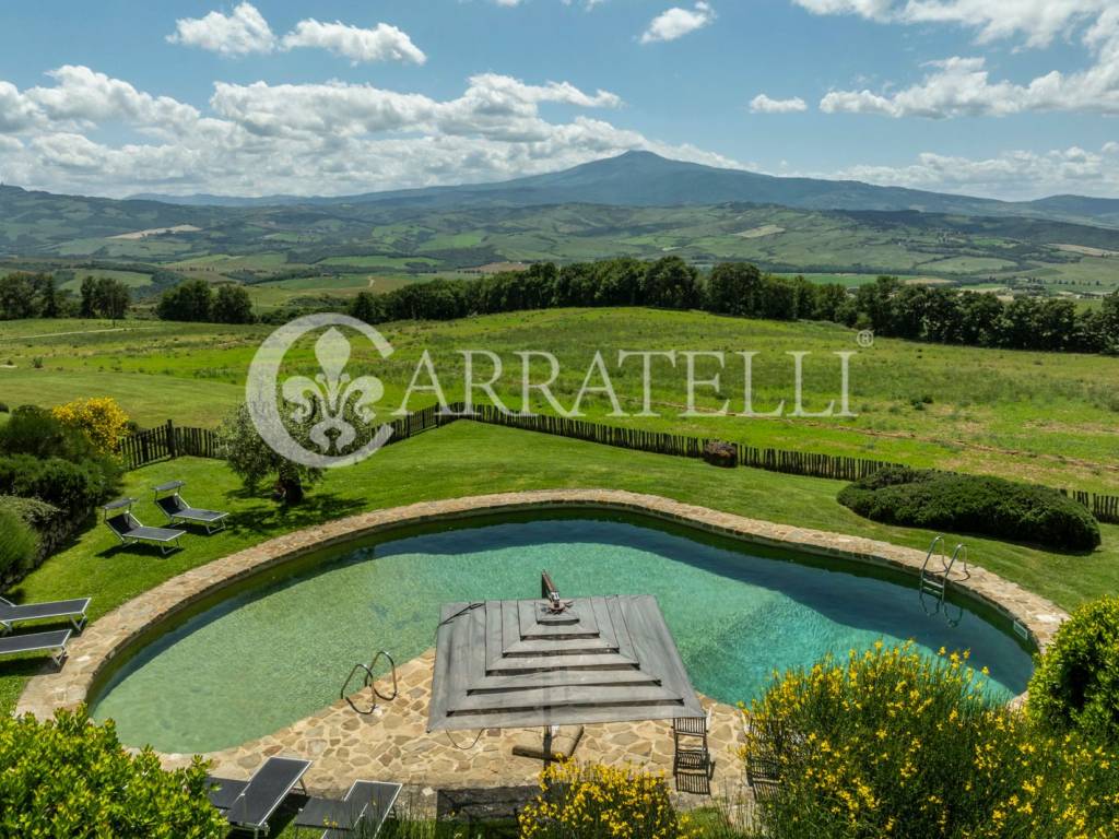 Podere con vista unica sulla Val d Orcia