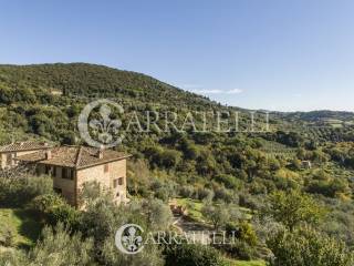 Casale panoramico con annessi a Trequanda