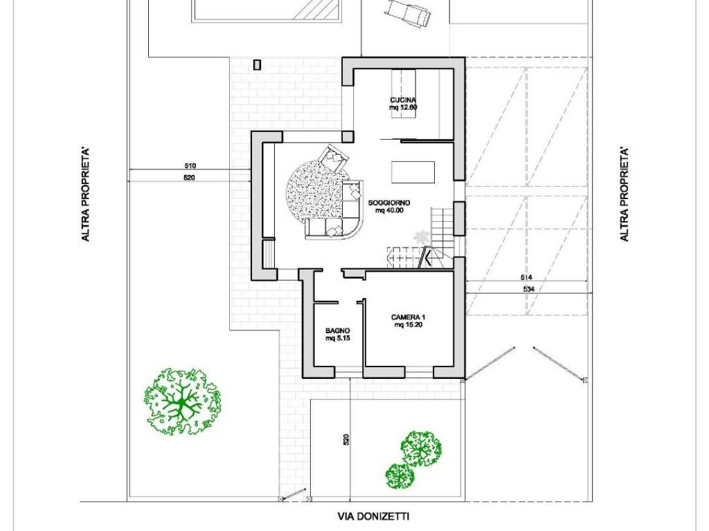 Terreno edificabile via gaetano donizetti, gerenzano