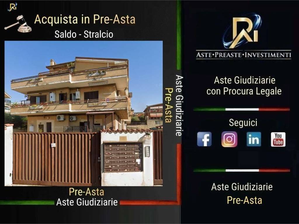 Appartamento all'asta via Aristide Faccioli, 257, Roma