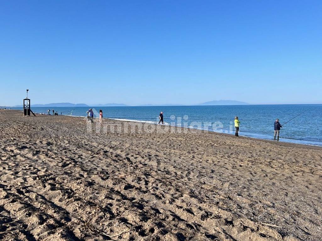 La spiaggia a Marina di Castagneto