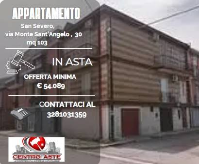 Appartamento all'asta via montesantangelo, 30, 71016 san severo italia, san severo