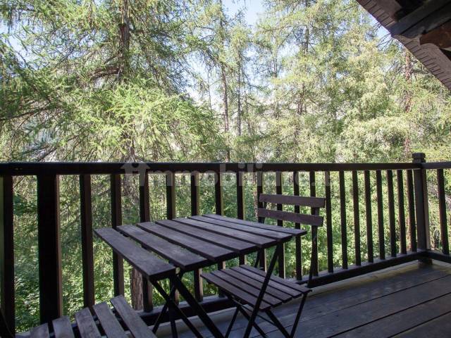 Balcone con affaccio sul bosco