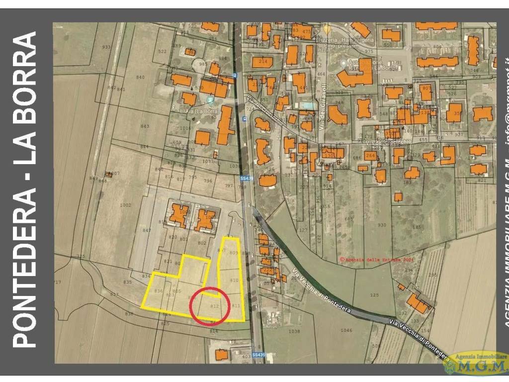 Terreno edificabile strada regionale sarzanese valdera, santa lucia, la borra, pontedera