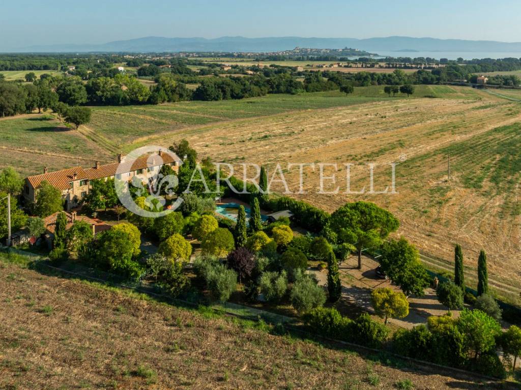 Castiglione del Lago Casale con giardino e piscina