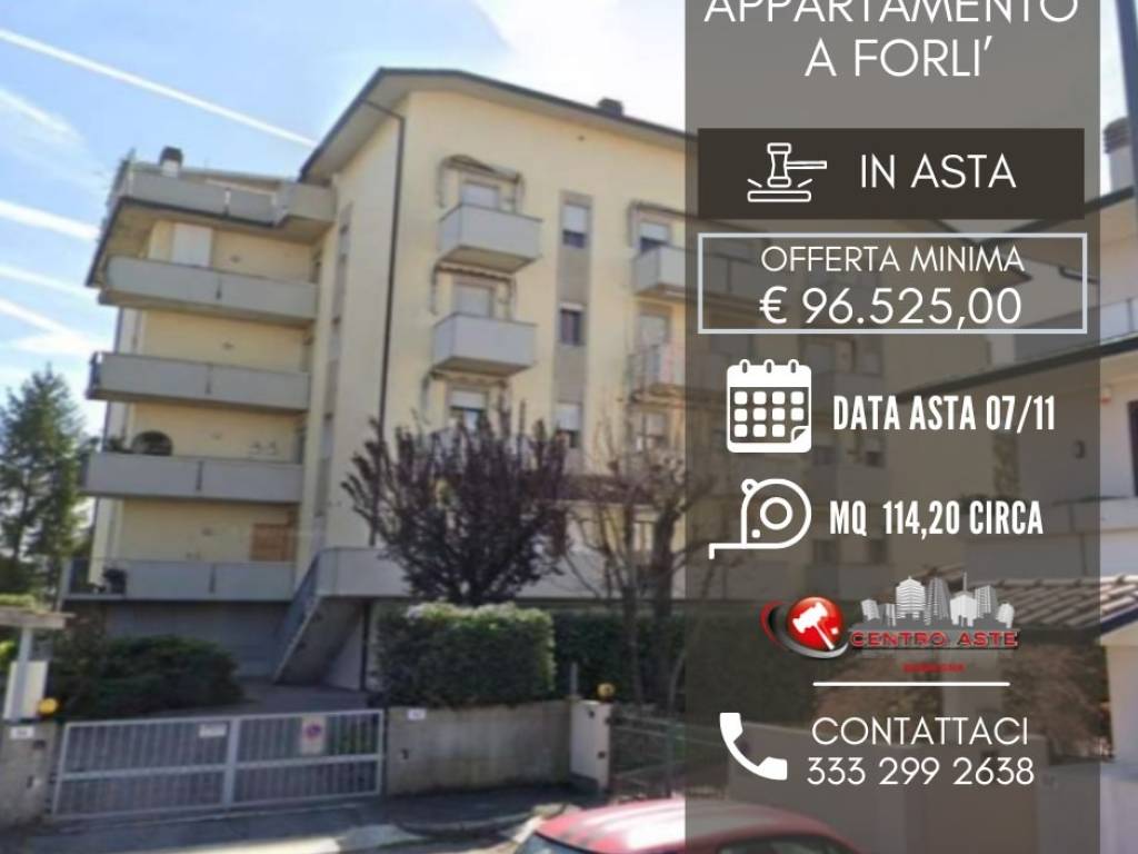 Appartamento all'asta via ca' rossa, 54, 47121 forl italia, forlì