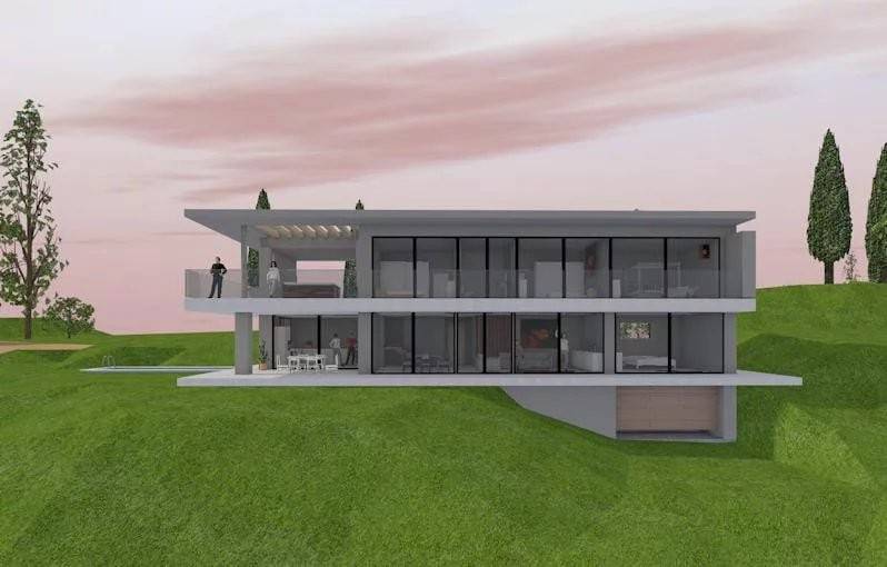 Villa unifamiliare, nuova, 350 m², soiano, soiano del lago