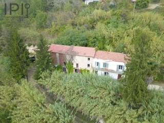 old house seen from above