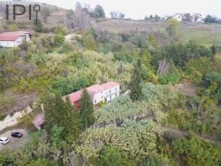 old house seen from above