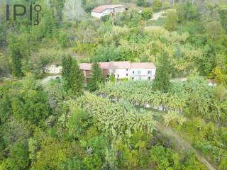old house seen from above