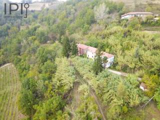 old house seen from above
