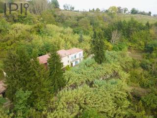 old house seen from above