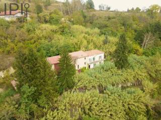 old house seen from above