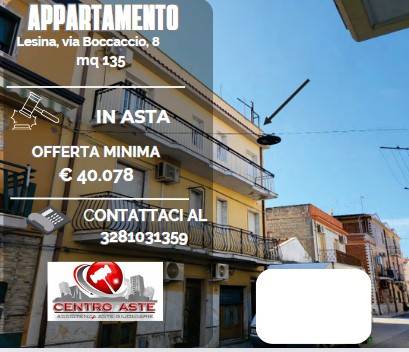 Appartamento all'asta via g. boccaccio, 8, 71010 lesina italia, lesina