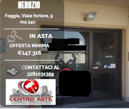 Negozio all'asta viale fortore, 9, 71121 foggia italia, foggia