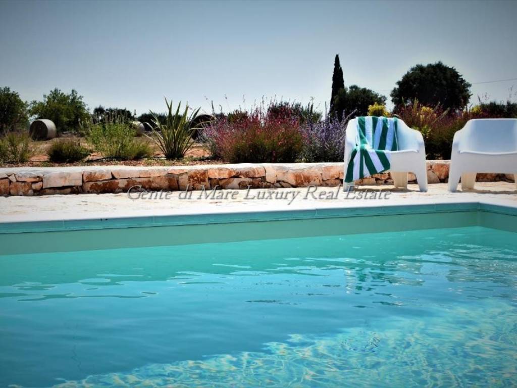 Luxury trulli with pool