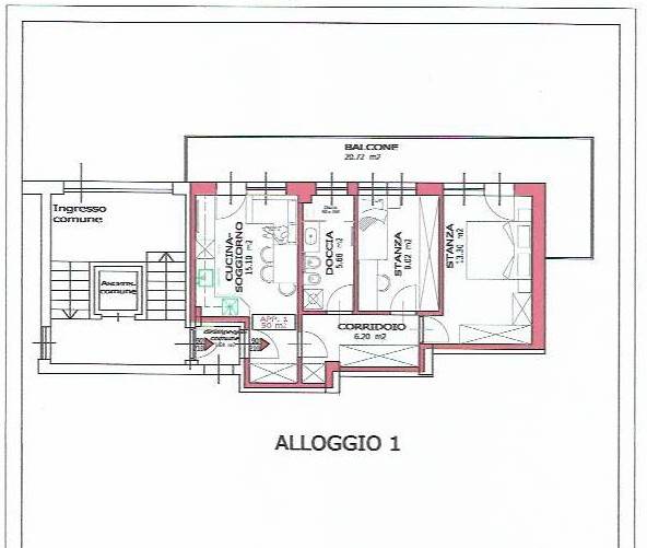 Trilocale via ugo foscolo, centro, merano