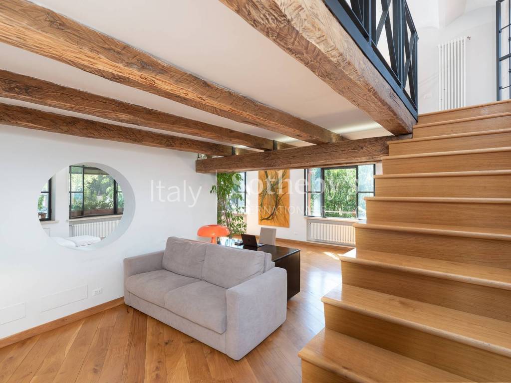 sitting room & stairways