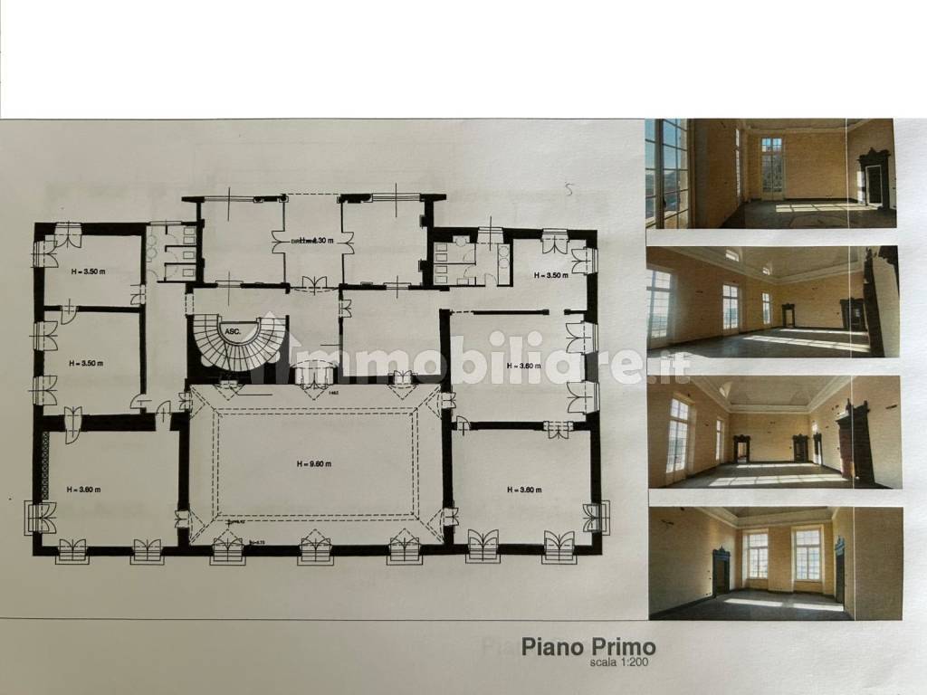 Planimetria piano primo