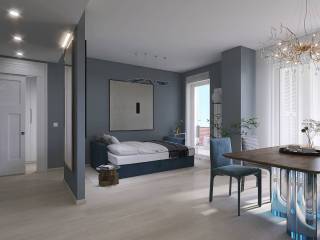 render sala monolocale