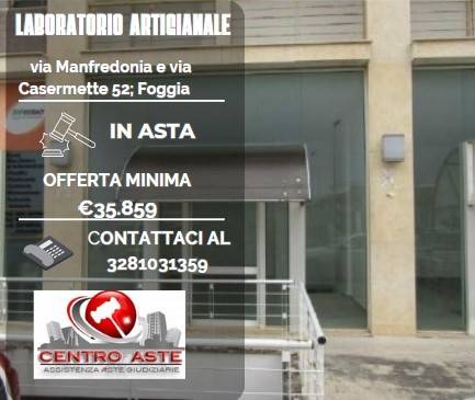 Laboratorio all'asta via manfredonia, 52, 71121 foggia italia, foggia