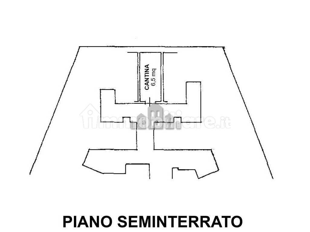 Planimetria piano seminterrato